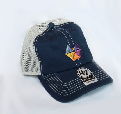 United Ability Trucker Hat—Vintage Navy and Navy